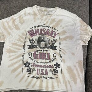 Tie-Dye Whiskey Girl Graphic Tee